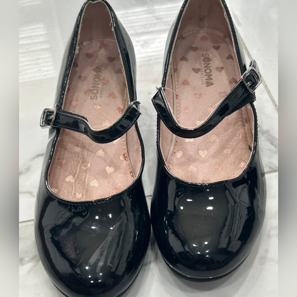 Sonoma Black Patent Mary Jane Dress Shoes for Girls